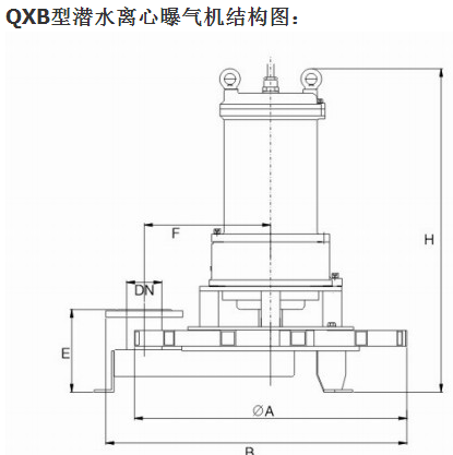 QXB型潛(qián)水離(lí)心曝氣機性能(néng)曲線